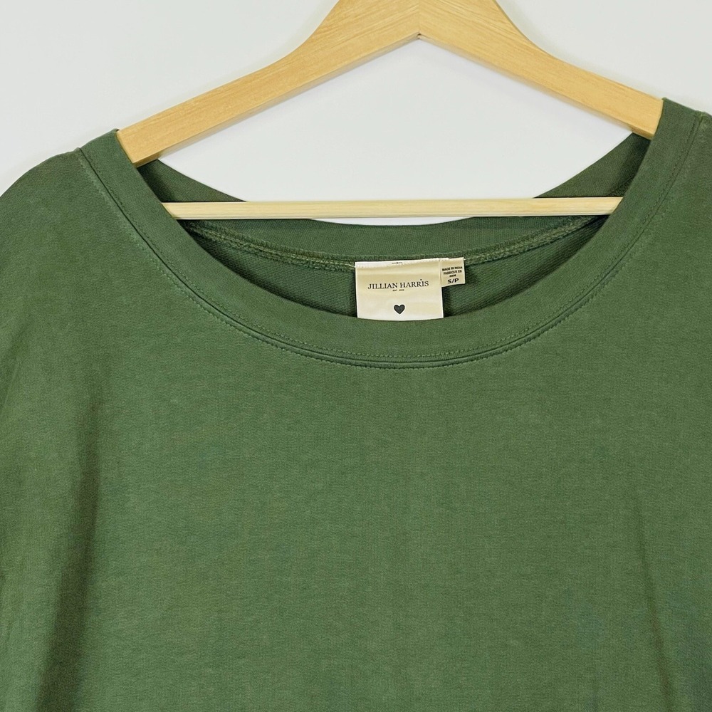 Jillian Harris x Jardines Womens Small Dress Road Trip Green Oversized Earthy - Picture 2 of 7